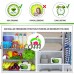 Felitsa Natural Air Deodorizer and Odor Remover - Activated Bamboo Charcoal Odor Absorber and Home Air Purifier - Charcoal Odor Eliminator for Car and Shoes - Effective Fridge and Closet Freshener - B01LQLODGI